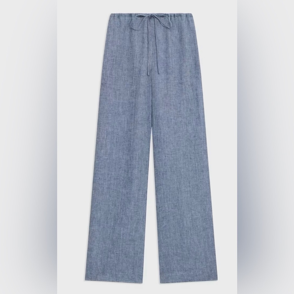 Theory Relaxed Pull-on Blue Pant M